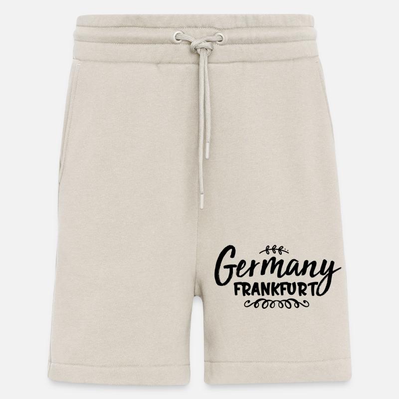Germany Minimalist Script - Shorts - made by SPREAD - WARM CLAY