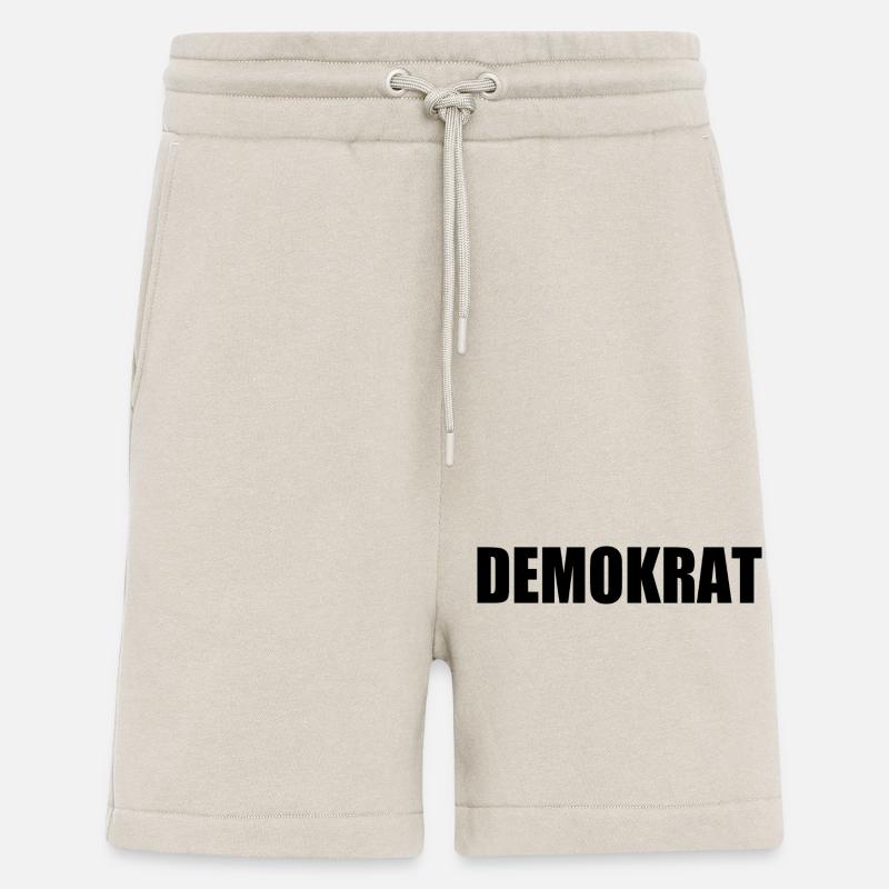 Démocrate - Short bio décontracté fabriqué en UE - WARM CLAY