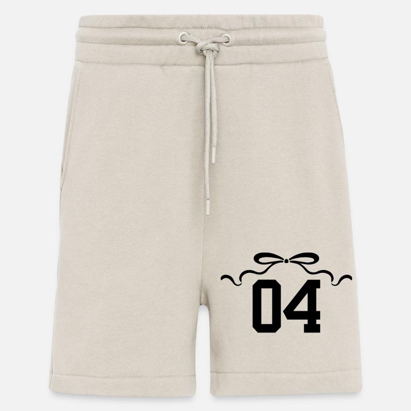 Number 4 Knot - 4th Anniversary - Shorts - made by SPREAD - WARM CLAY