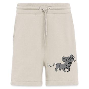 Mouse exhausted sad desperately tired suffering sweet - Shorts - made by SPREAD - WARM CLAY - Front