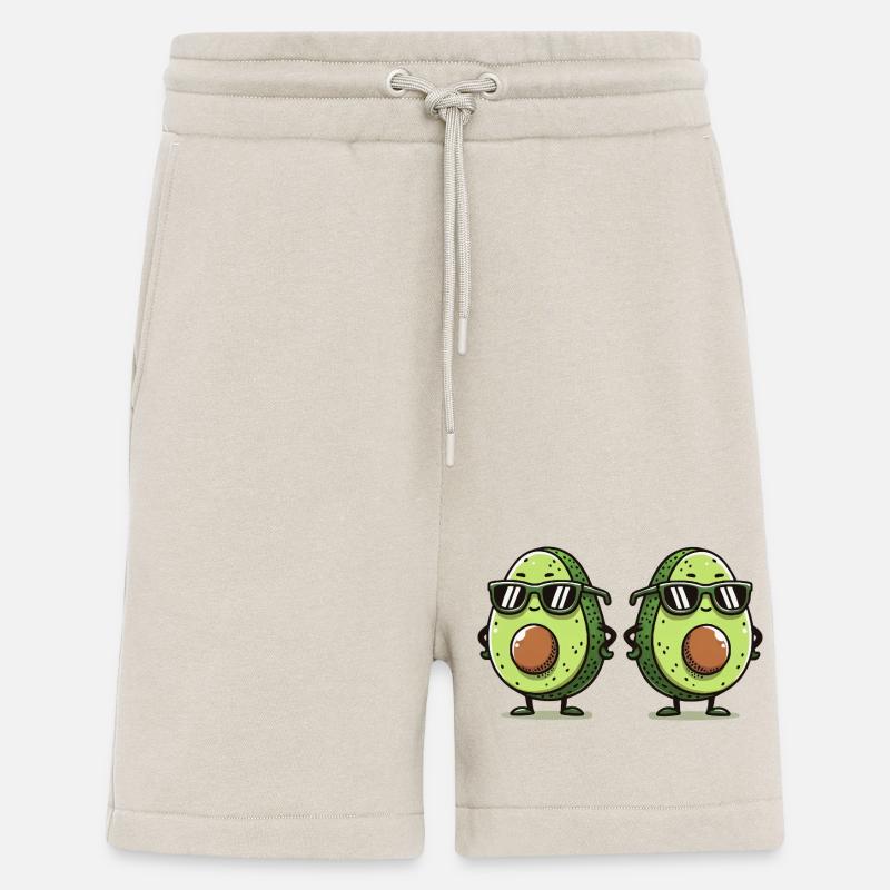Avocado Comic 2 - Shorts - made by SPREAD - WARM CLAY