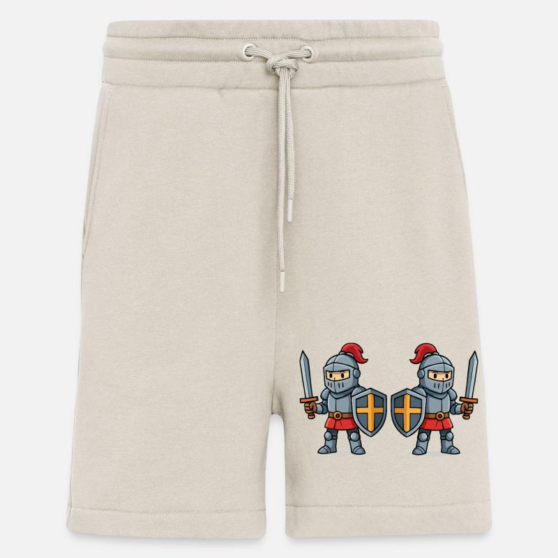 Knight Comic 2 - Shorts - made by SPREAD - WARM CLAY