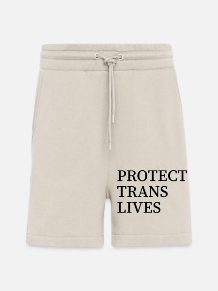 Protect trans lives - Shorts - made by SPREAD - WARM CLAY