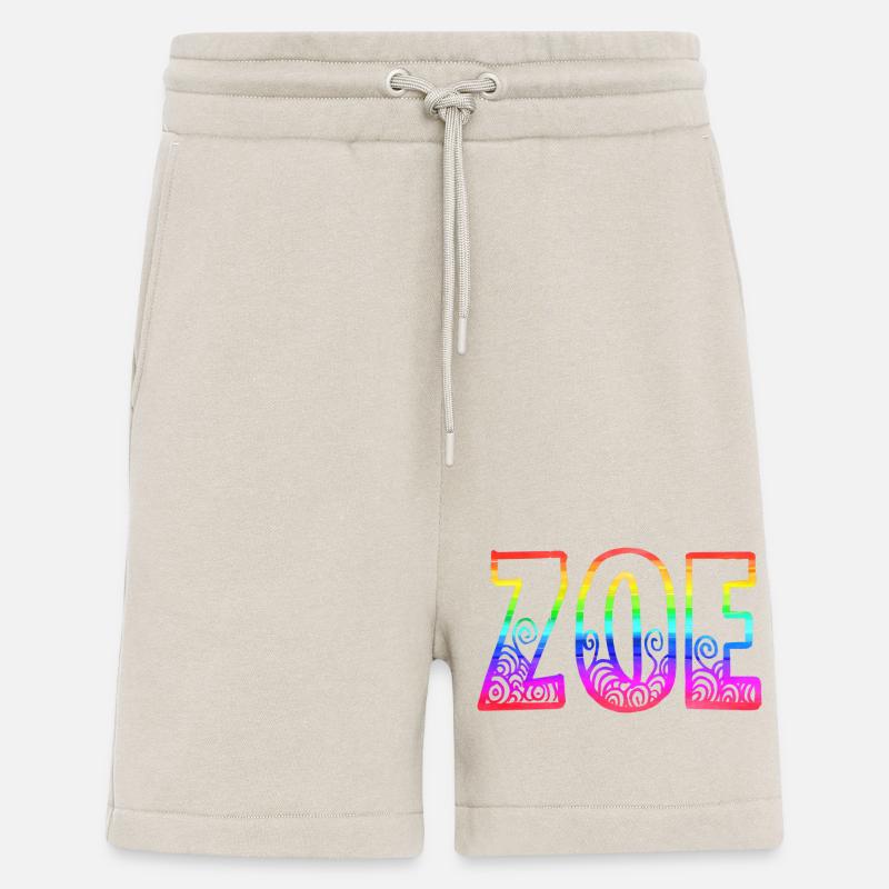 zoe rs arcobaleno - Pantaloncini ecologici casual Made in UE - WARM CLAY