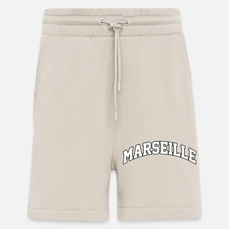 Marseille-Logo: Mediterranes College-Design - Shorts - made by SPREAD - WARM CLAY