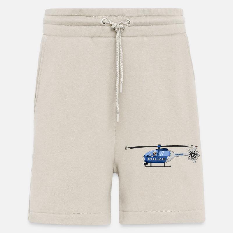 Polizei Hubschrauber Pilot - Shorts - made by SPREAD - WARM CLAY