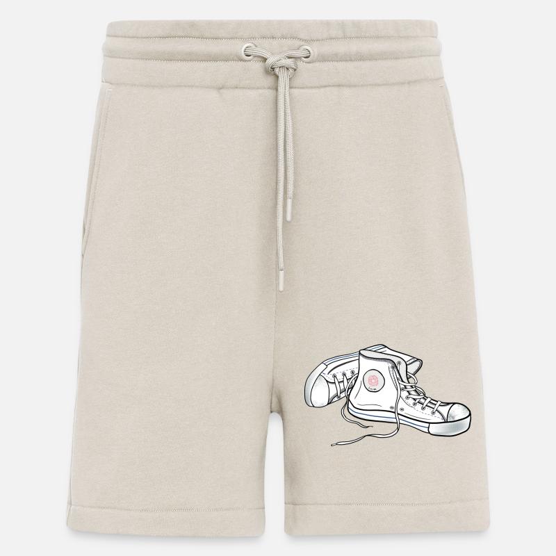 Chucks weiß - Shorts - made by SPREAD - WARM CLAY