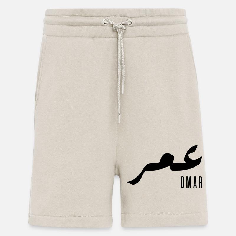 Omar Arabic name - Shorts - made by SPREAD - WARM CLAY