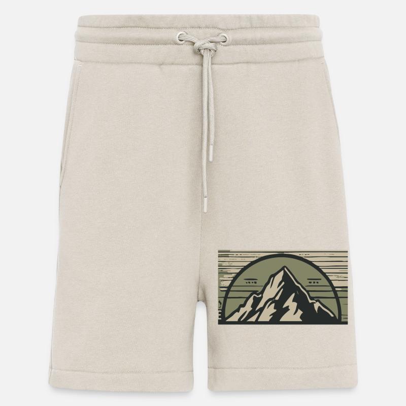 Berge Bergsteiger Abenteuer - Shorts - made by SPREAD - WARM CLAY