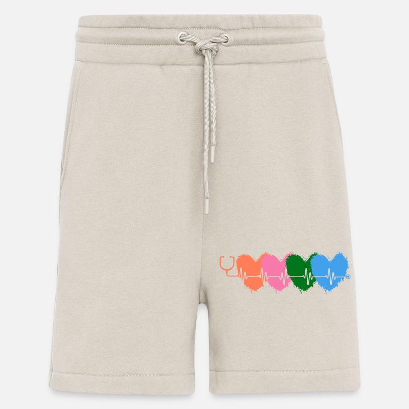 Krankenschwester - Krankenschwester - Herzschlag - Shorts - made by SPREAD - WARM CLAY