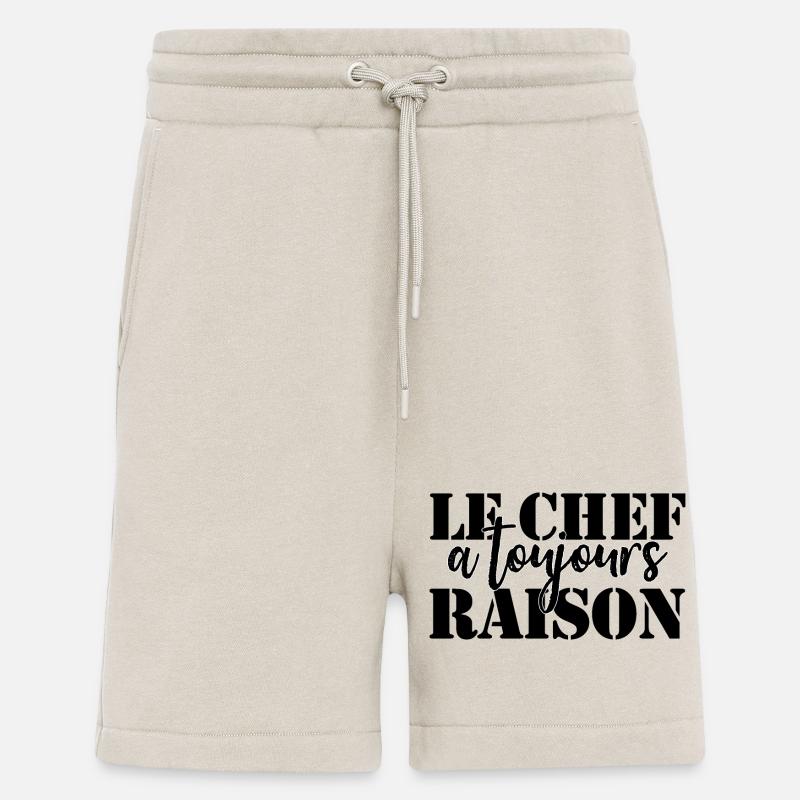 Chef is always right - Shorts - made by SPREAD - WARM CLAY