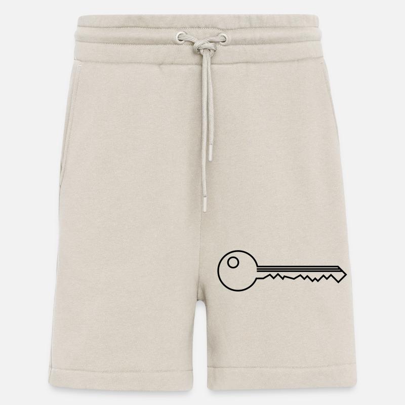 Clés - Short bio décontracté fabriqué en UE - WARM CLAY