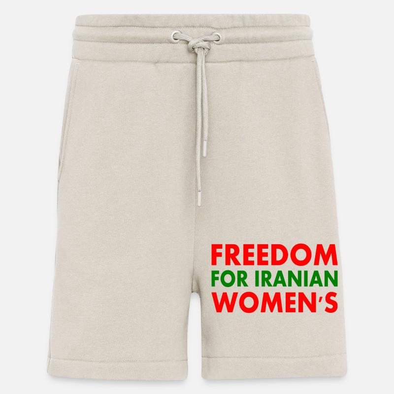 Freedom for iranian womens - Short bio décontracté fabriqué en UE - WARM CLAY
