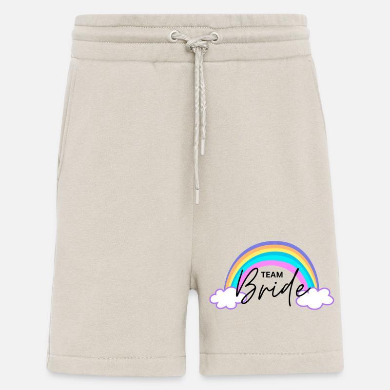 Team Bride Regenbogen - Shorts - made by SPREAD - WARM CLAY