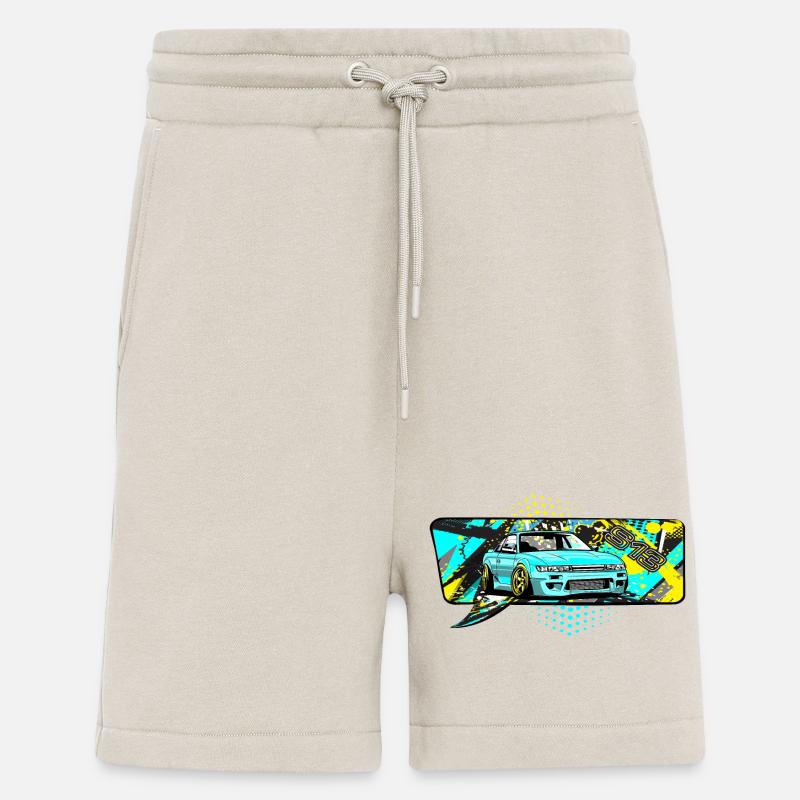 S13 Bubble Comic - Shorts - made by SPREAD - WARM CLAY