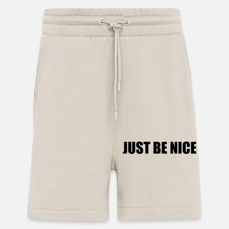 Just be nice - Short bio décontracté fabriqué en UE - WARM CLAY