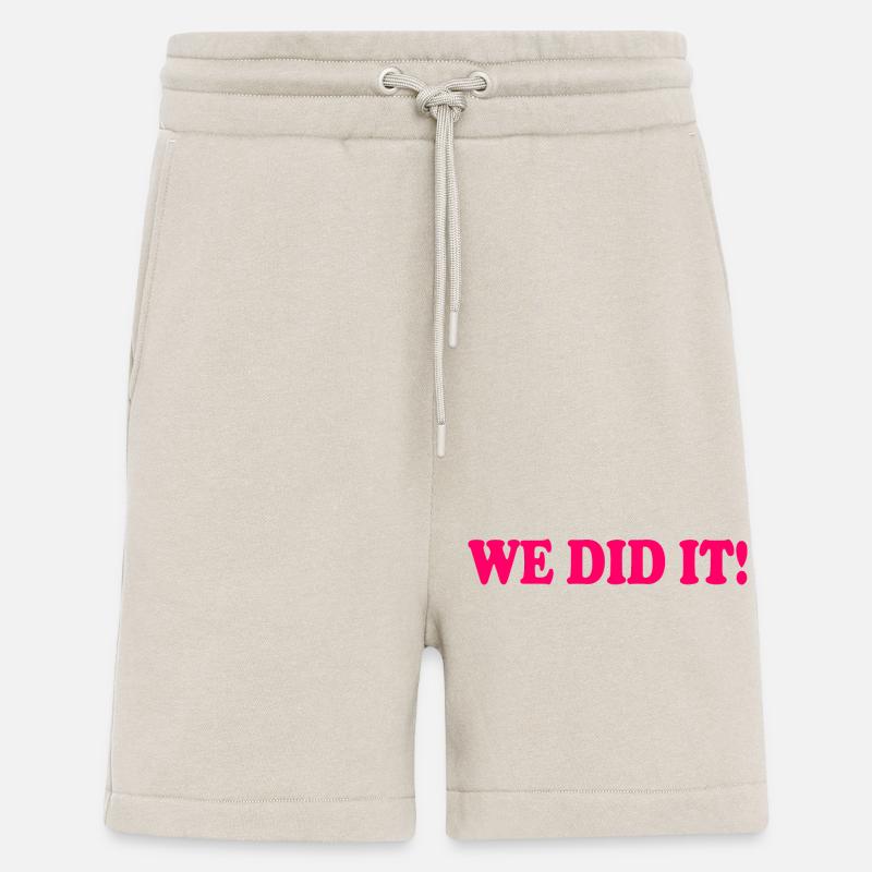 We did it - Short bio décontracté fabriqué en UE - WARM CLAY
