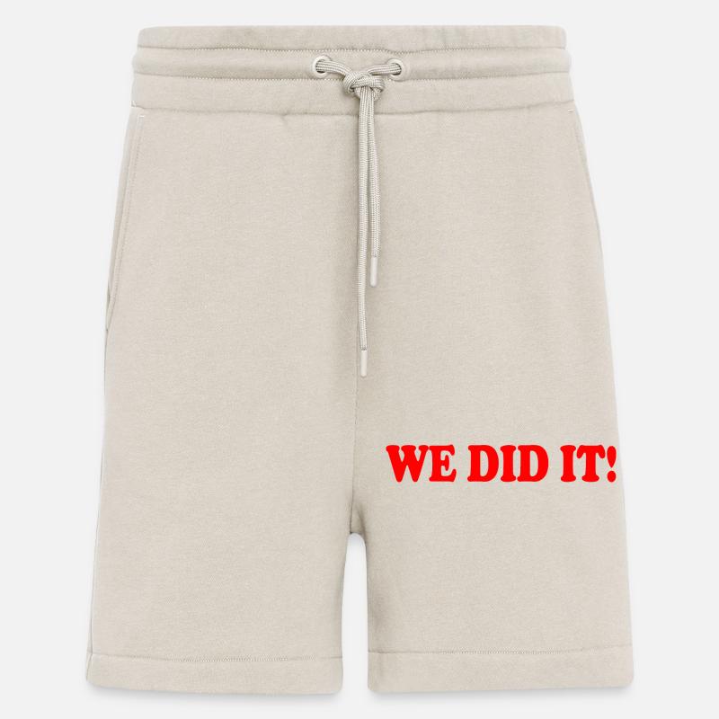 We did it - Short bio décontracté fabriqué en UE - WARM CLAY