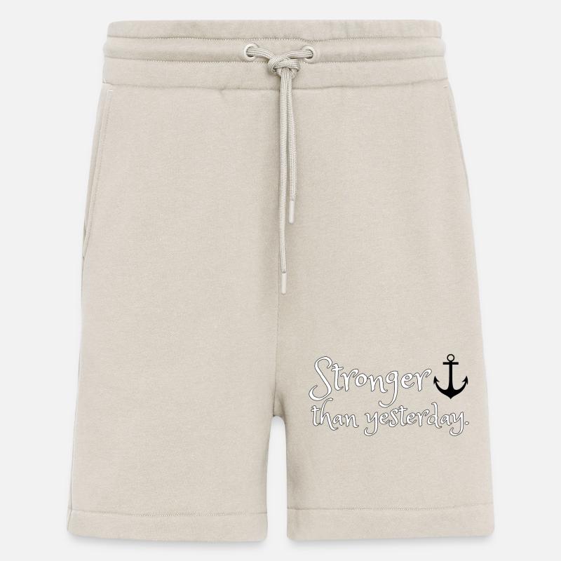 Stronger than yesterday. - Shorts - made by SPREAD - WARM CLAY
