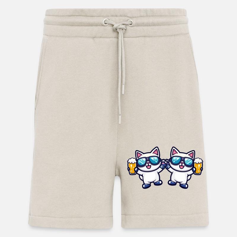 Cat Ski Team Beer - Shorts - made by SPREAD - WARM CLAY