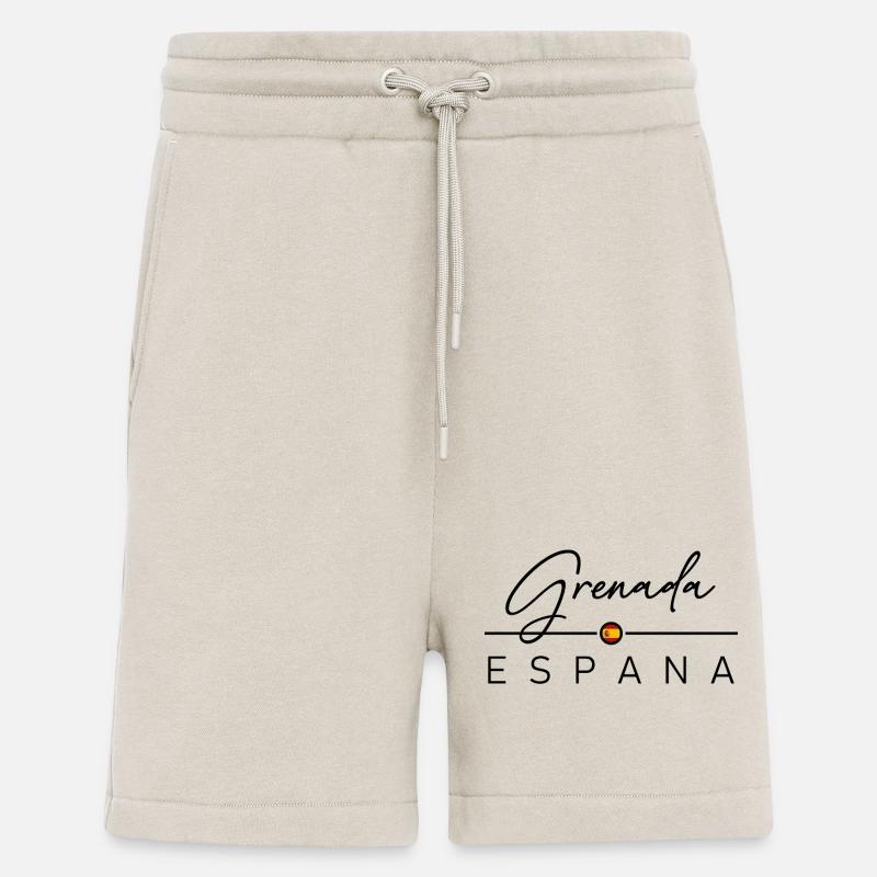 Espagne - Grenade - Espagne - España - Short bio décontracté fabriqué en UE - WARM CLAY
