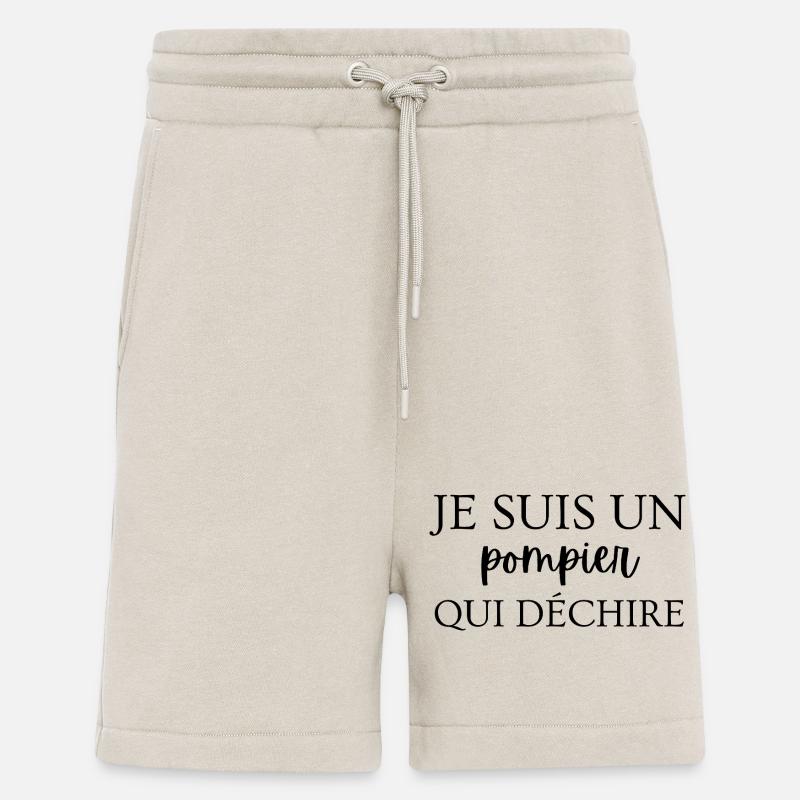 I'm a firefighter who rocks - Shorts - made by SPREAD - WARM CLAY