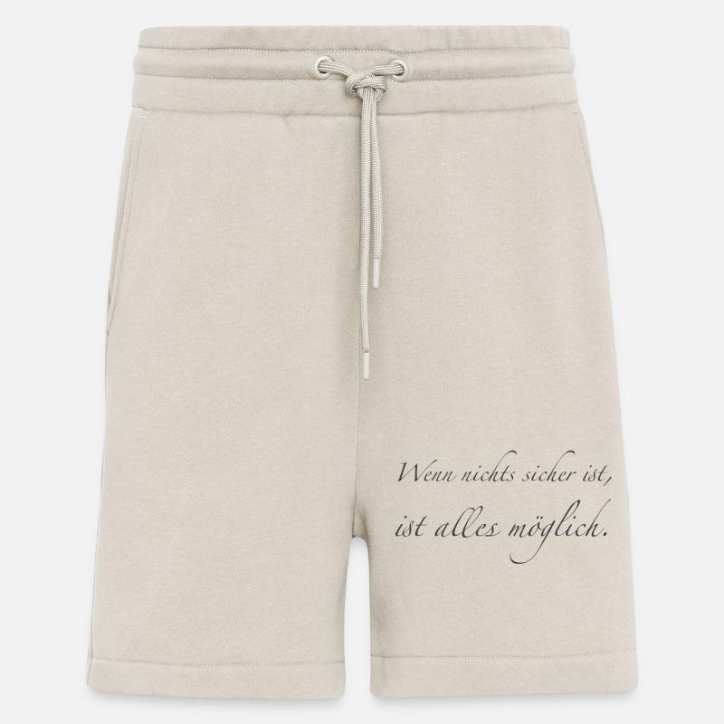 When nothing is certain - Shorts - made by SPREAD - WARM CLAY