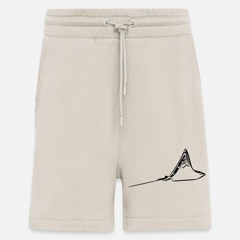 Raie de l’aigle en vol - Short bio décontracté fabriqué en UE - WARM CLAY