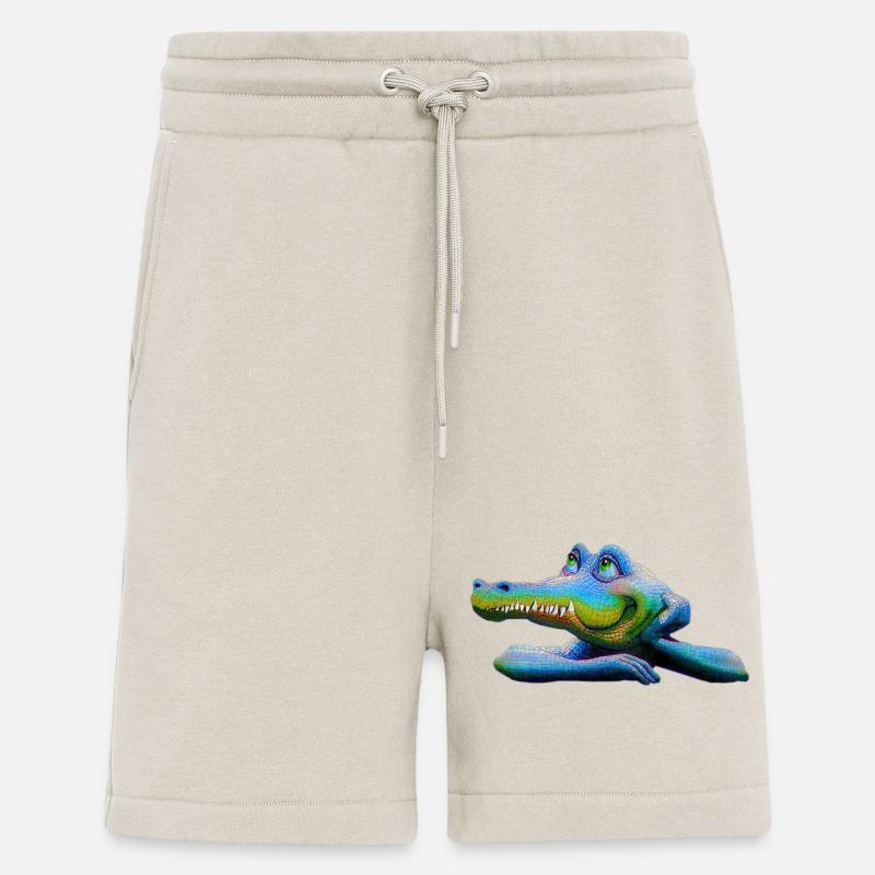 Amstrad Retro Krokodil - Maskottchen 01 - Shorts - made by SPREAD - WARM CLAY
