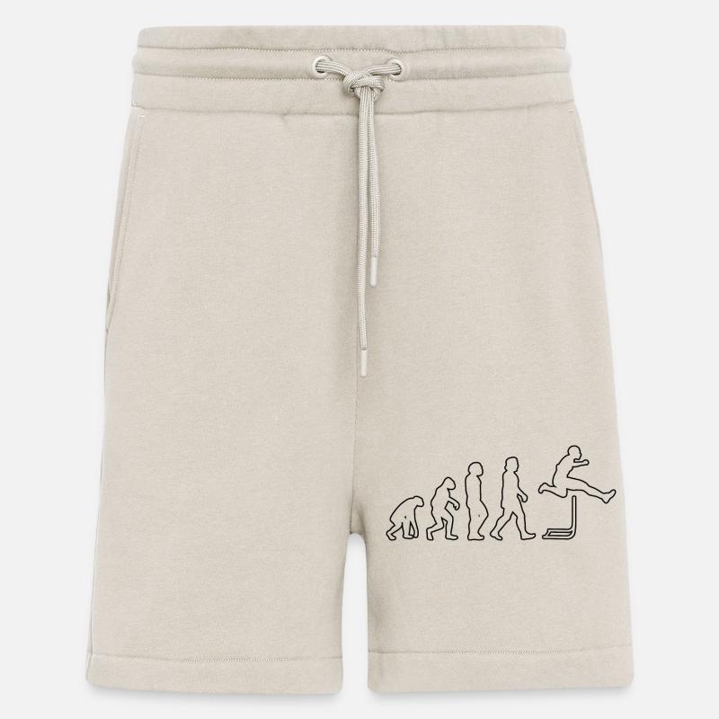 Hurdler Gift Hurdler Athlétisme - Short bio décontracté fabriqué en UE - WARM CLAY