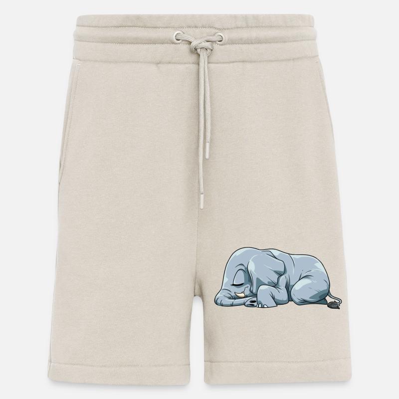 Niedlicher Schlafender Elefant - Shorts - made by SPREAD - WARM CLAY