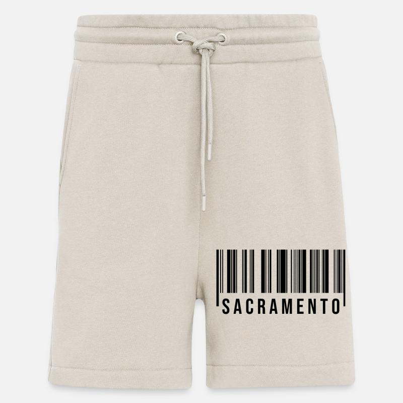 Sacramento Strichcode - Shorts - made by SPREAD - WARM CLAY