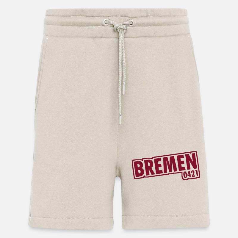 Bremen - 0421 - Area Code - Shorts - made by SPREAD - WARM CLAY
