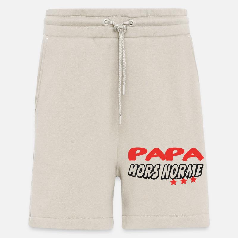 PAPA HORS NORME - Short bio décontracté fabriqué en UE - WARM CLAY