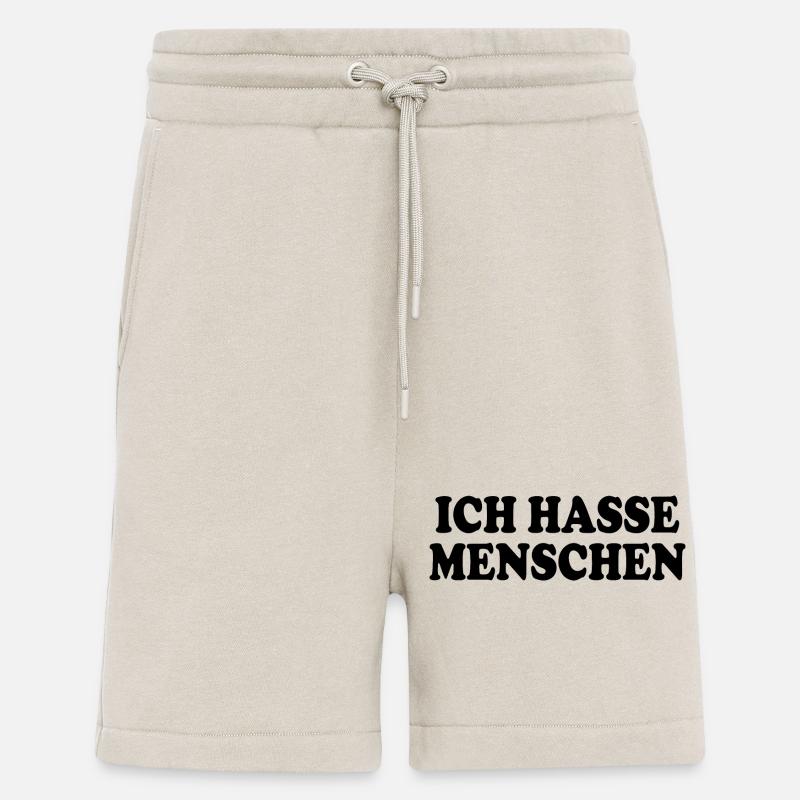 Ich hasse menschen - Shorts - made by SPREAD - WARM CLAY