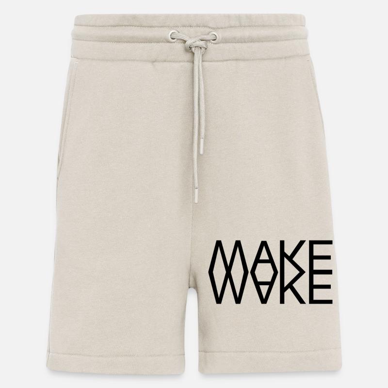 MAKE WAKE - Short bio décontracté fabriqué en UE - WARM CLAY