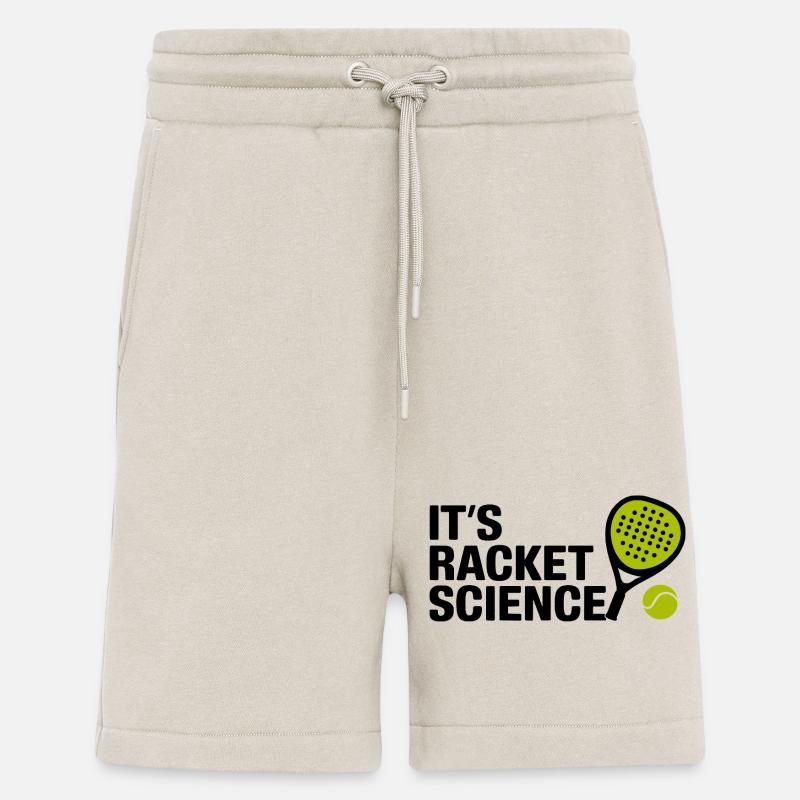 It s racket science 3 - Shorts - made by SPREAD - WARM CLAY