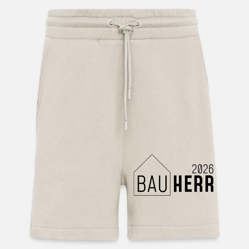 Constructeur avec maison 2026 - Short bio décontracté fabriqué en UE - WARM CLAY
