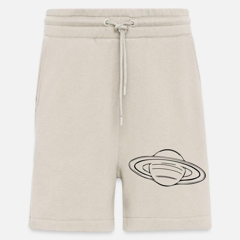 Saturn mit Ringen - Shorts - made by SPREAD - WARM CLAY
