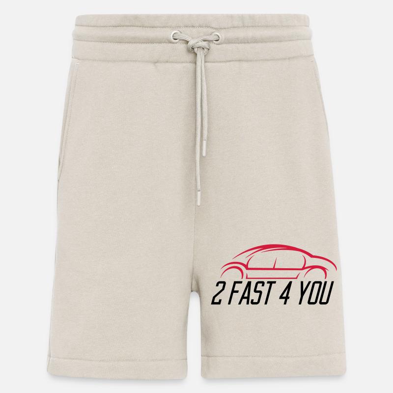 Auto 2 presque - Short bio décontracté fabriqué en UE - WARM CLAY