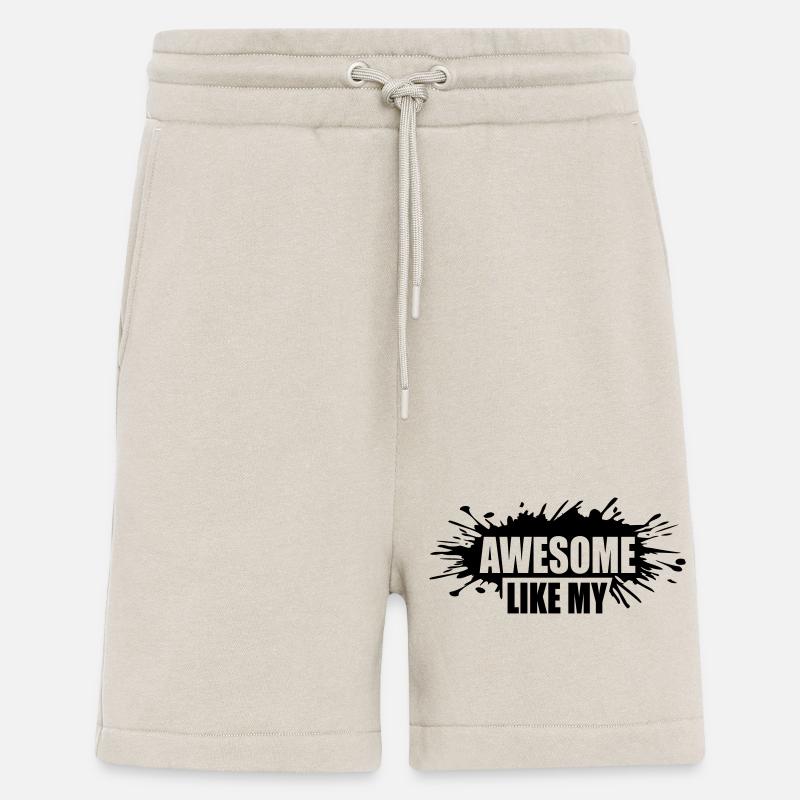 Modèle génial comme mon - Short bio décontracté fabriqué en UE - WARM CLAY