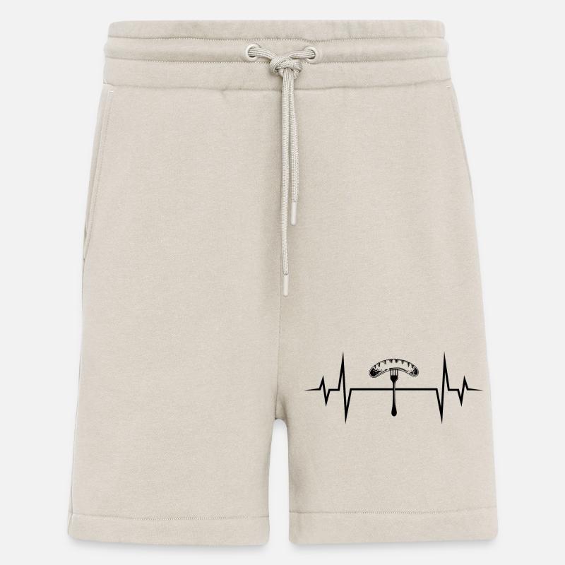 Bratwurst Wurst Puls - Short bio décontracté fabriqué en UE - WARM CLAY