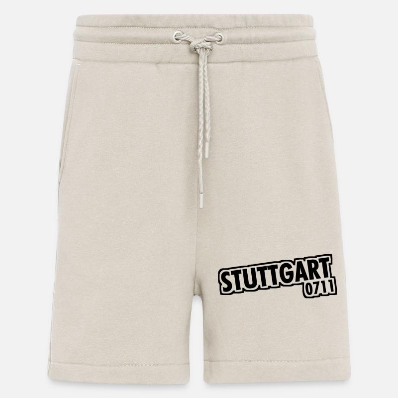 Stuttgart - 0711 - Area Code - Baden-Württemberg - Shorts - made by SPREAD - WARM CLAY
