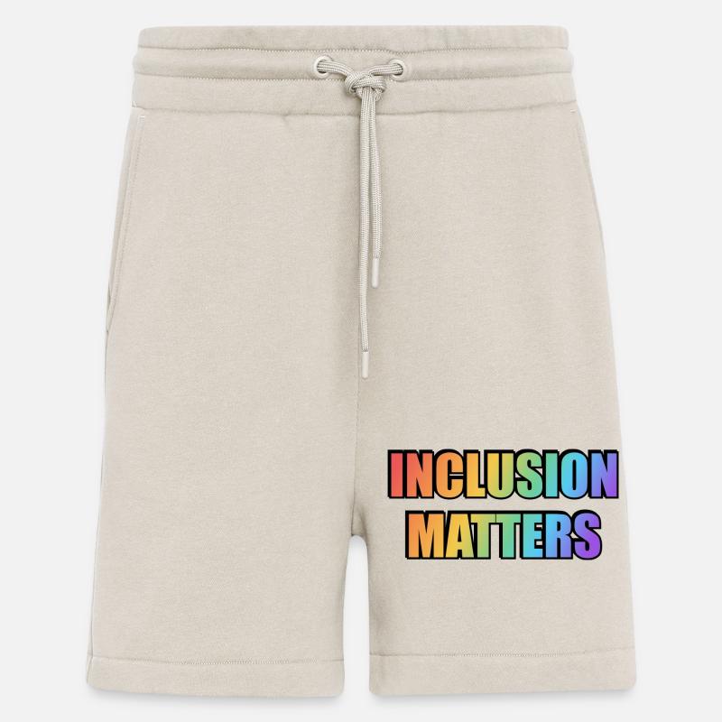L’inclusion compte Arc-en-ciel - Short bio décontracté fabriqué en UE - WARM CLAY