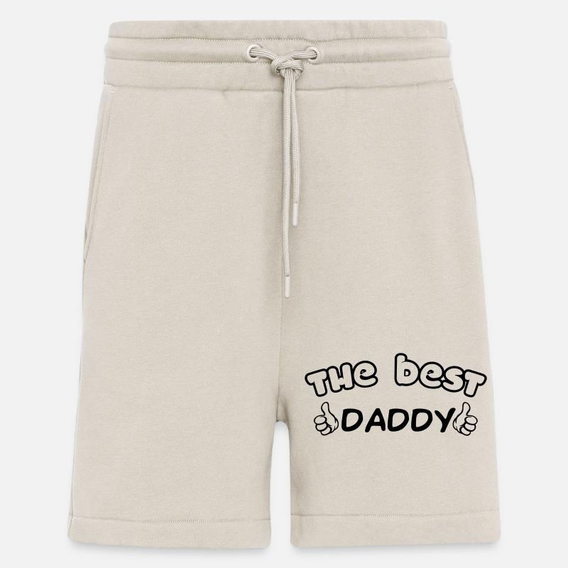 THE BEST DADDY - Short bio décontracté fabriqué en UE - WARM CLAY
