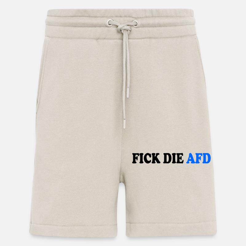 Fick die afd - Shorts - made by SPREAD - WARM CLAY