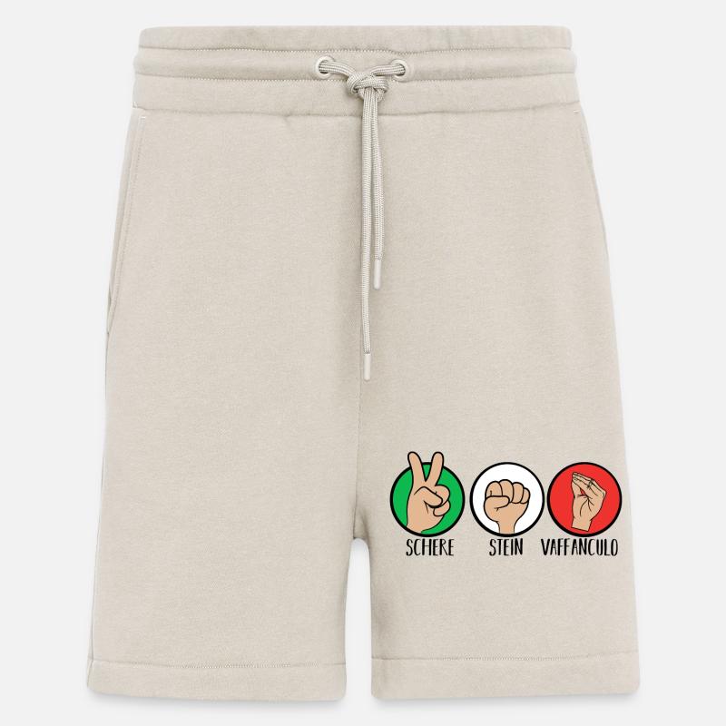 Italie Italien Vaffanculo - Short bio décontracté fabriqué en UE - WARM CLAY