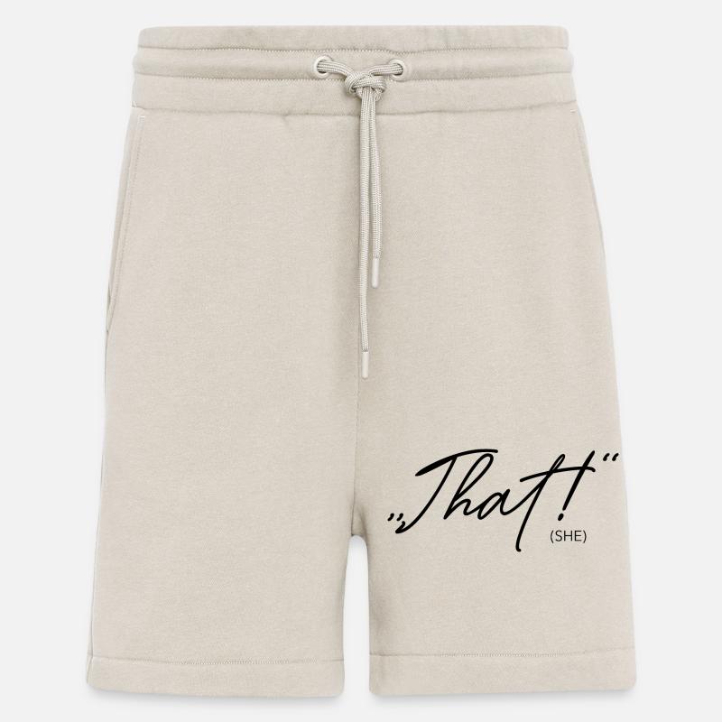 C’est ce qu’elle a dit! - Short bio décontracté fabriqué en UE - WARM CLAY