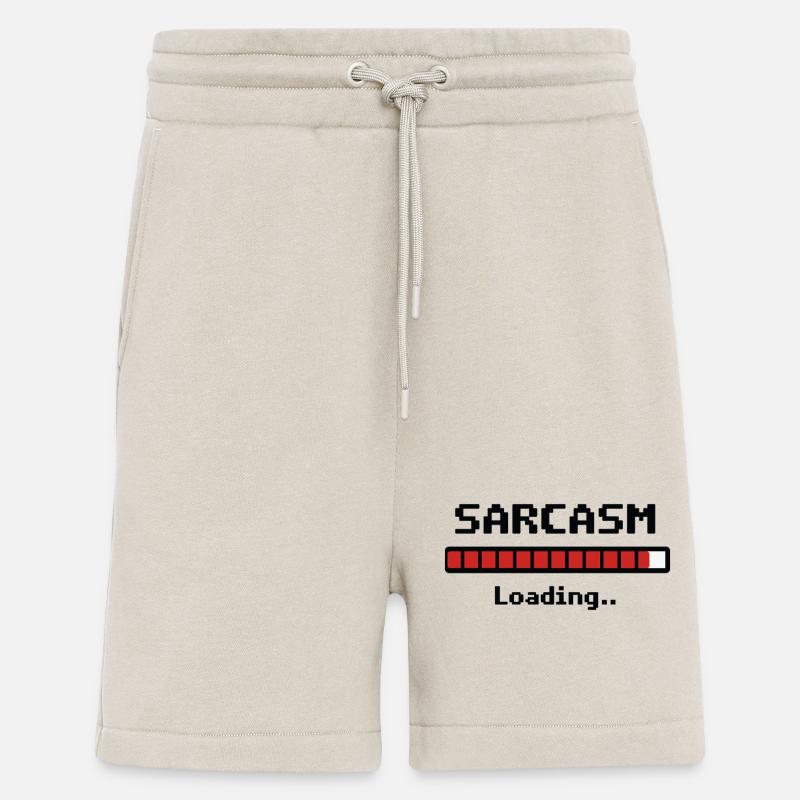 Sarcasm Loading Humor - Shorts - made by SPREAD - WARM CLAY