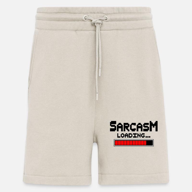 Sarcasm Loading Humor - Shorts - made by SPREAD - WARM CLAY